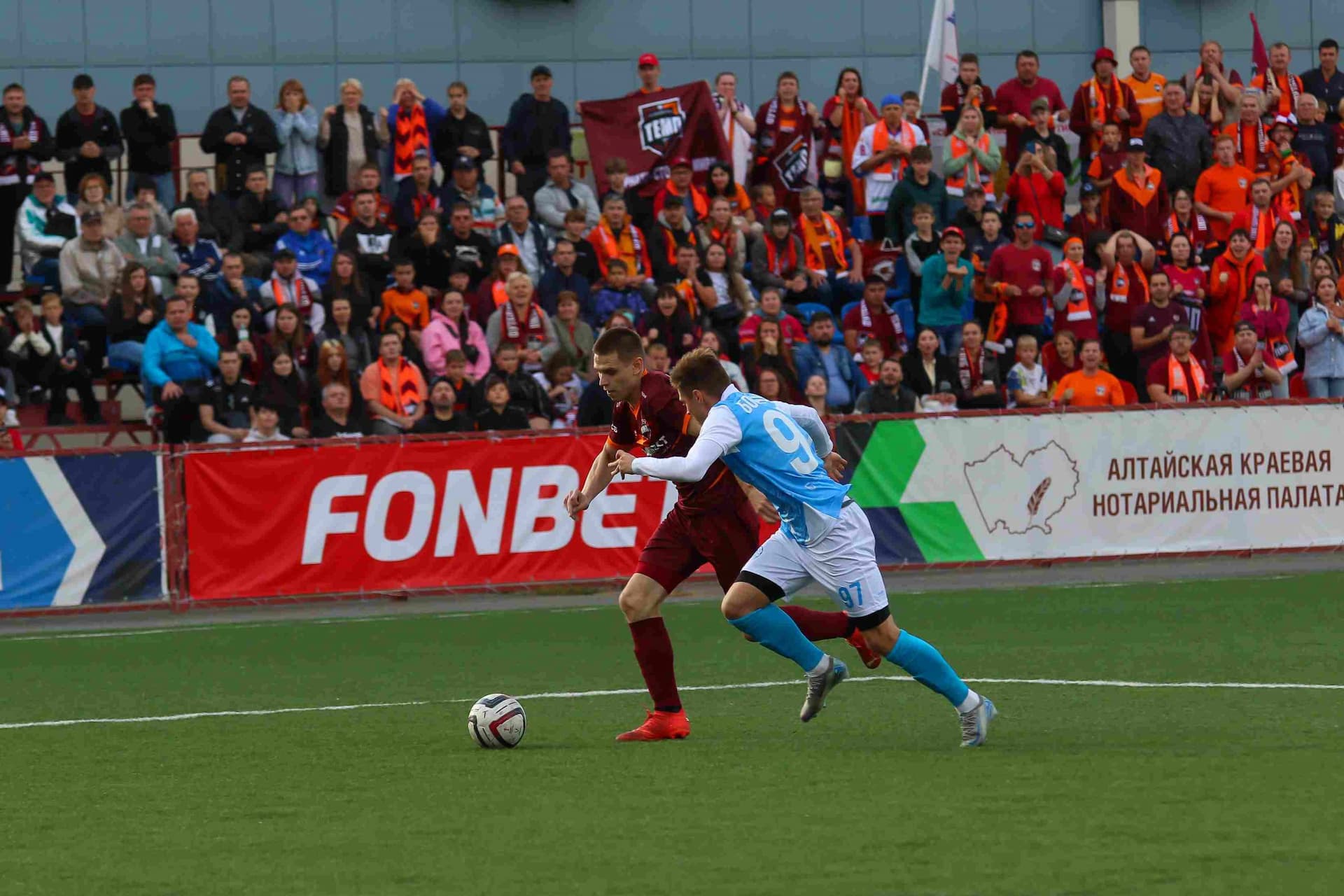 «Темп» 0:1 «Знамя Труда». FONBET Кубок России. 10.09.2025. СМИ: Владимир Мартынов («CX News»), Александр Чёрный («Алтайский спорт»), Виталий Барабаш (Сетевое издание "Толк"), Андрей Каспришин («Алтайская правда») — кадр 636