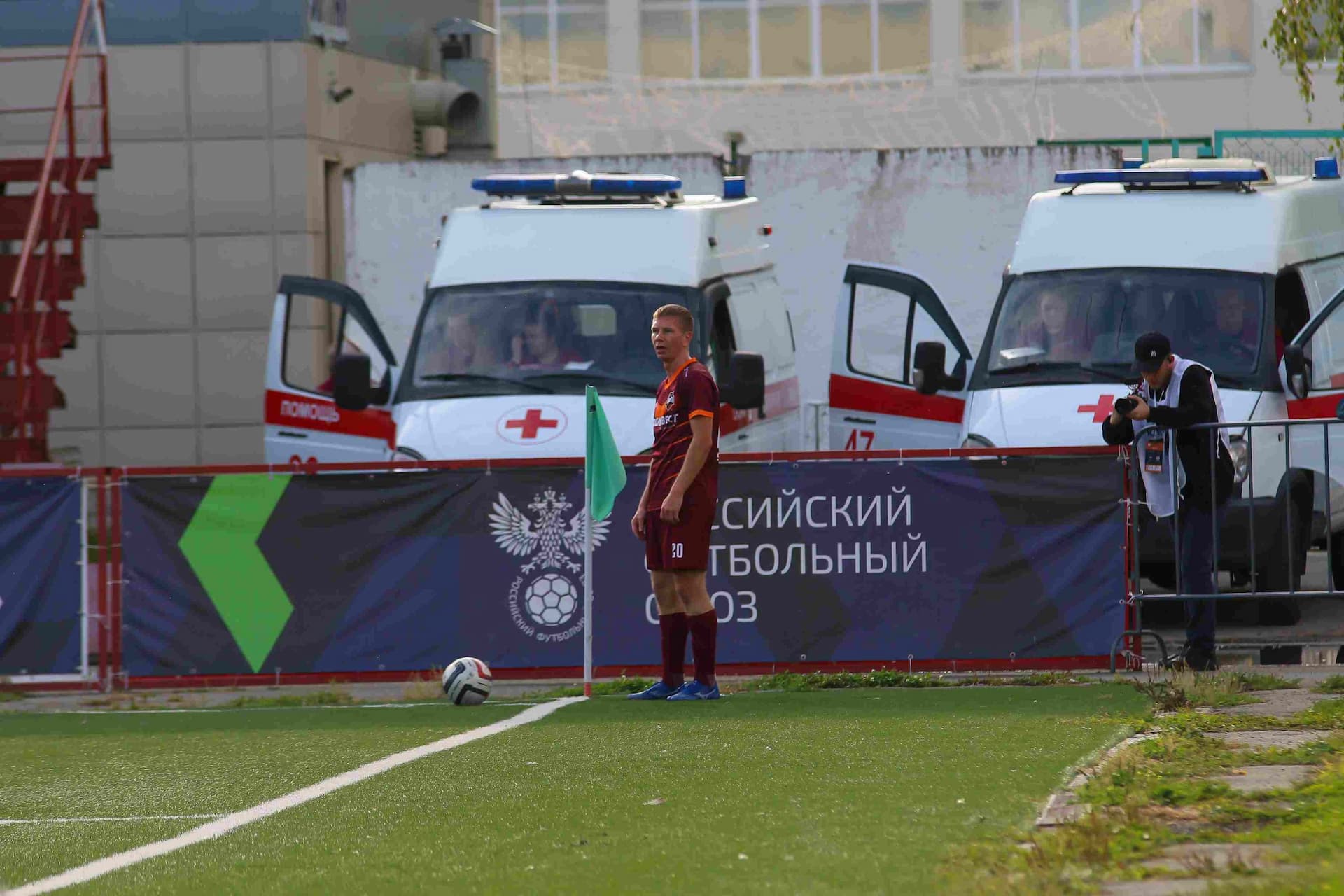 «Темп» 0:1 «Знамя Труда». FONBET Кубок России. 10.09.2025. СМИ: Владимир Мартынов («CX News»), Александр Чёрный («Алтайский спорт»), Виталий Барабаш (Сетевое издание "Толк"), Андрей Каспришин («Алтайская правда») — кадр 560