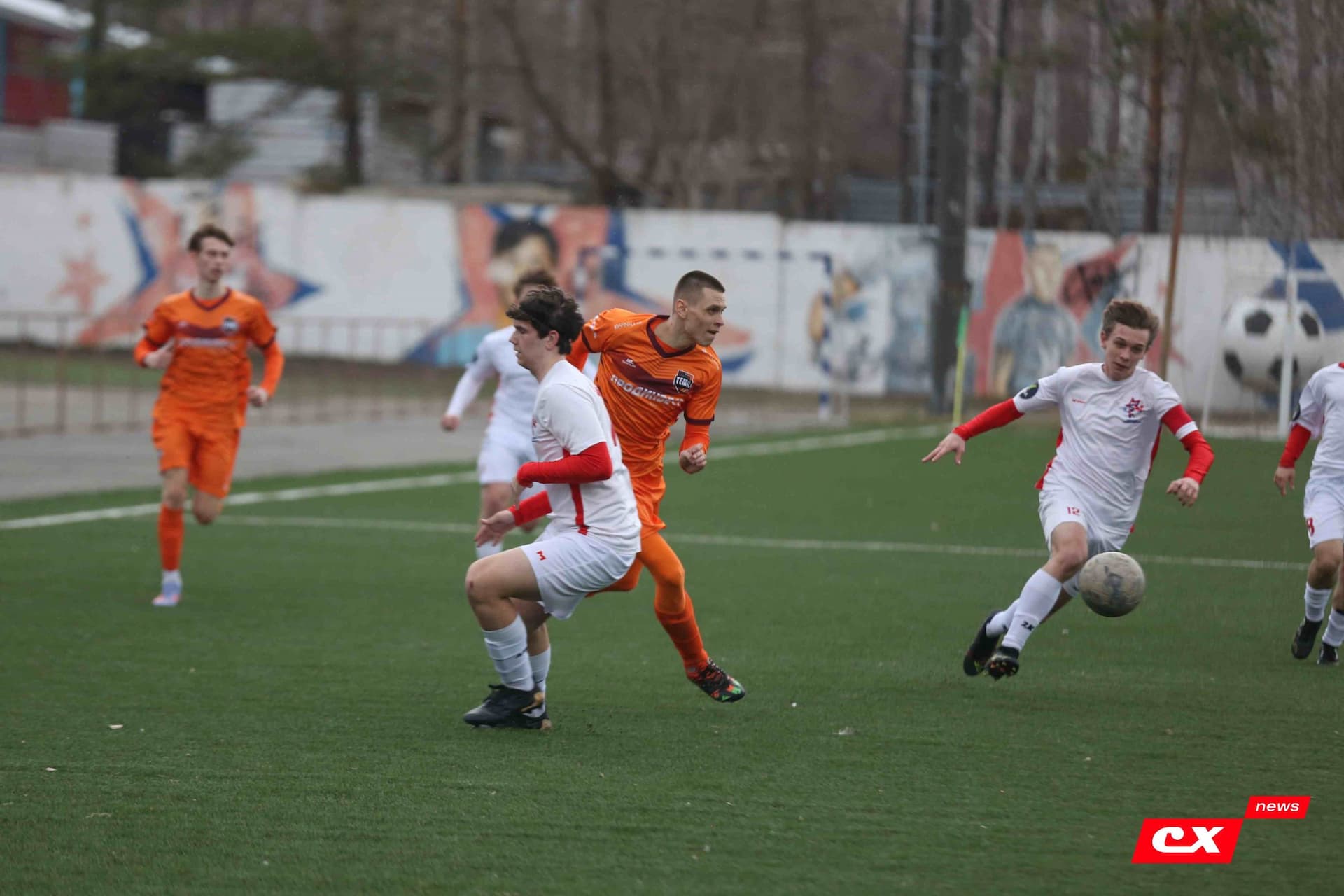 «Темп» 9:1 «Алтай». Турнир памяти В. Фомичёва. 1-й тур. 08.04.25. «CX News», В. Мартынов; «Алтайский спорт», А. Чёрный — кадр 101