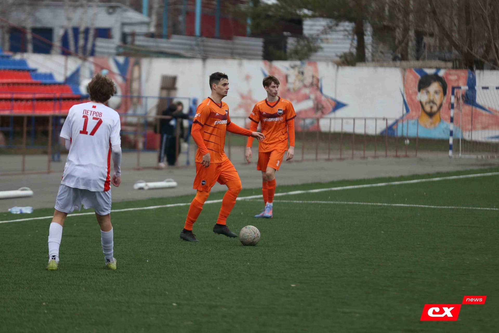 «Темп» 9:1 «Алтай». Турнир памяти В. Фомичёва. 1-й тур. 08.04.25. «CX News», В. Мартынов; «Алтайский спорт», А. Чёрный — кадр 117