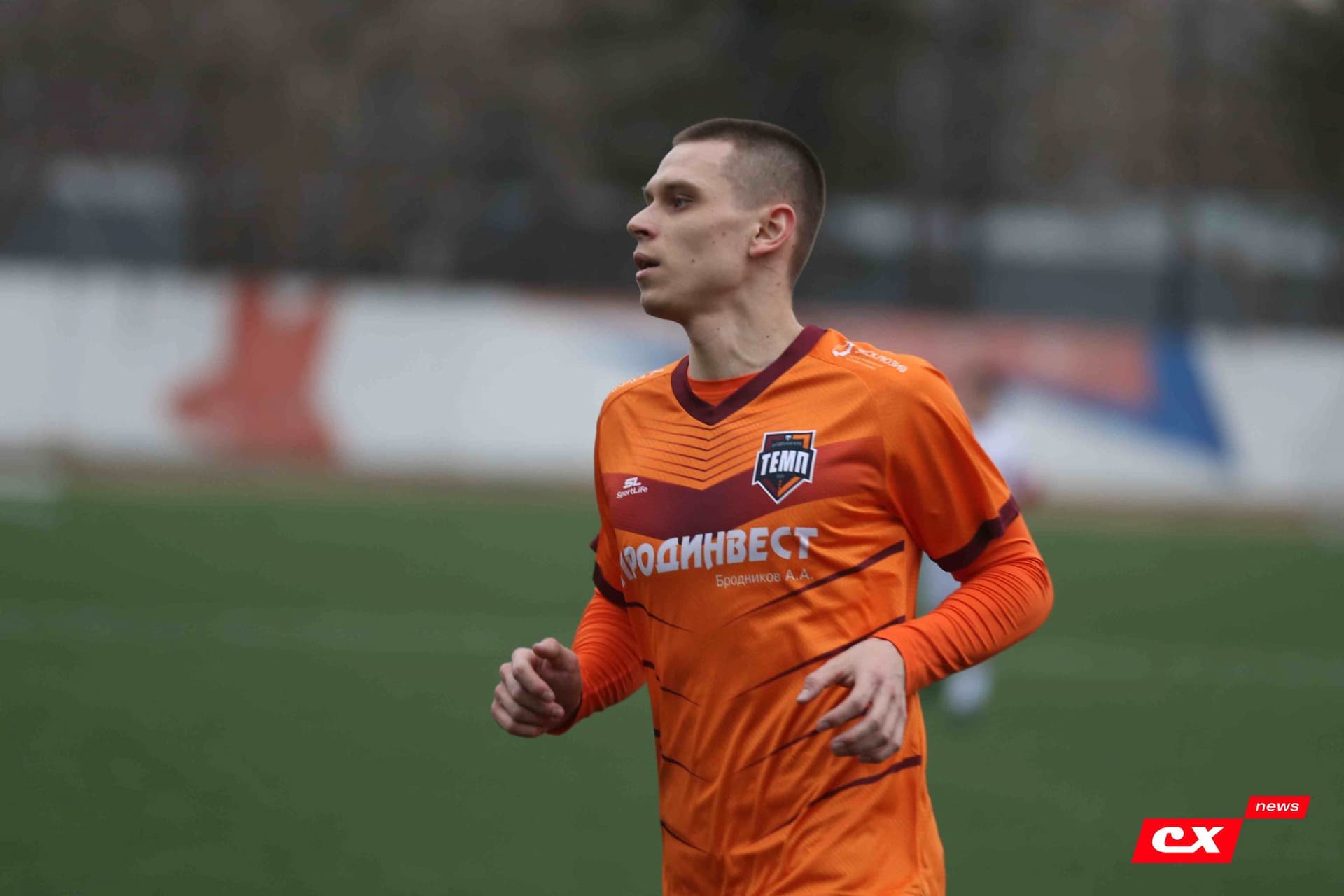 «Темп» 9:1 «Алтай». Турнир памяти В. Фомичёва. 1-й тур. 08.04.25. «CX News», В. Мартынов; «Алтайский спорт», А. Чёрный — кадр 125