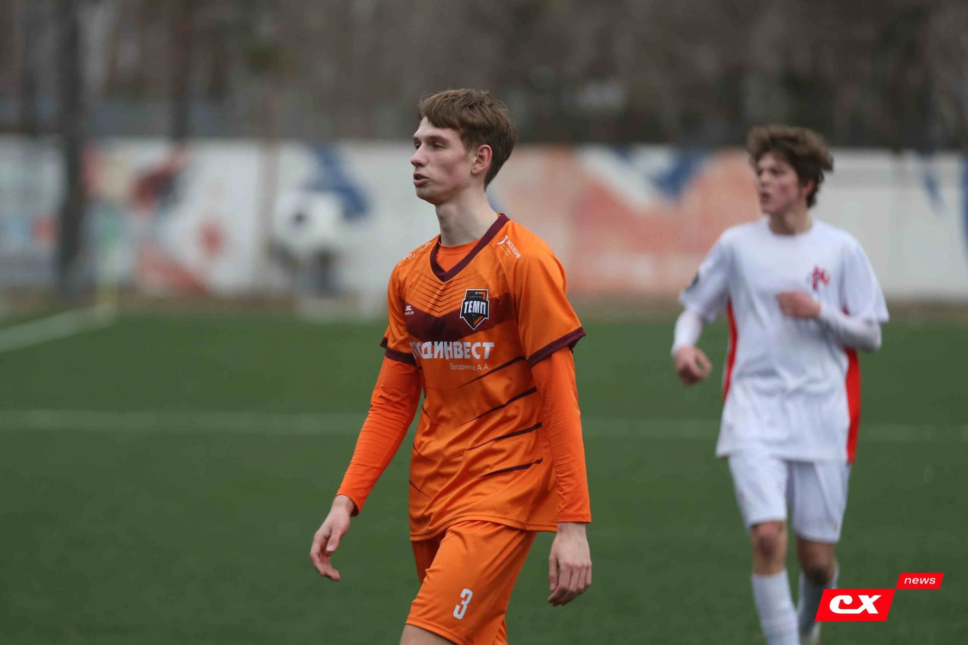 «Темп» 9:1 «Алтай». Турнир памяти В. Фомичёва. 1-й тур. 08.04.25. «CX News», В. Мартынов; «Алтайский спорт», А. Чёрный — кадр 126