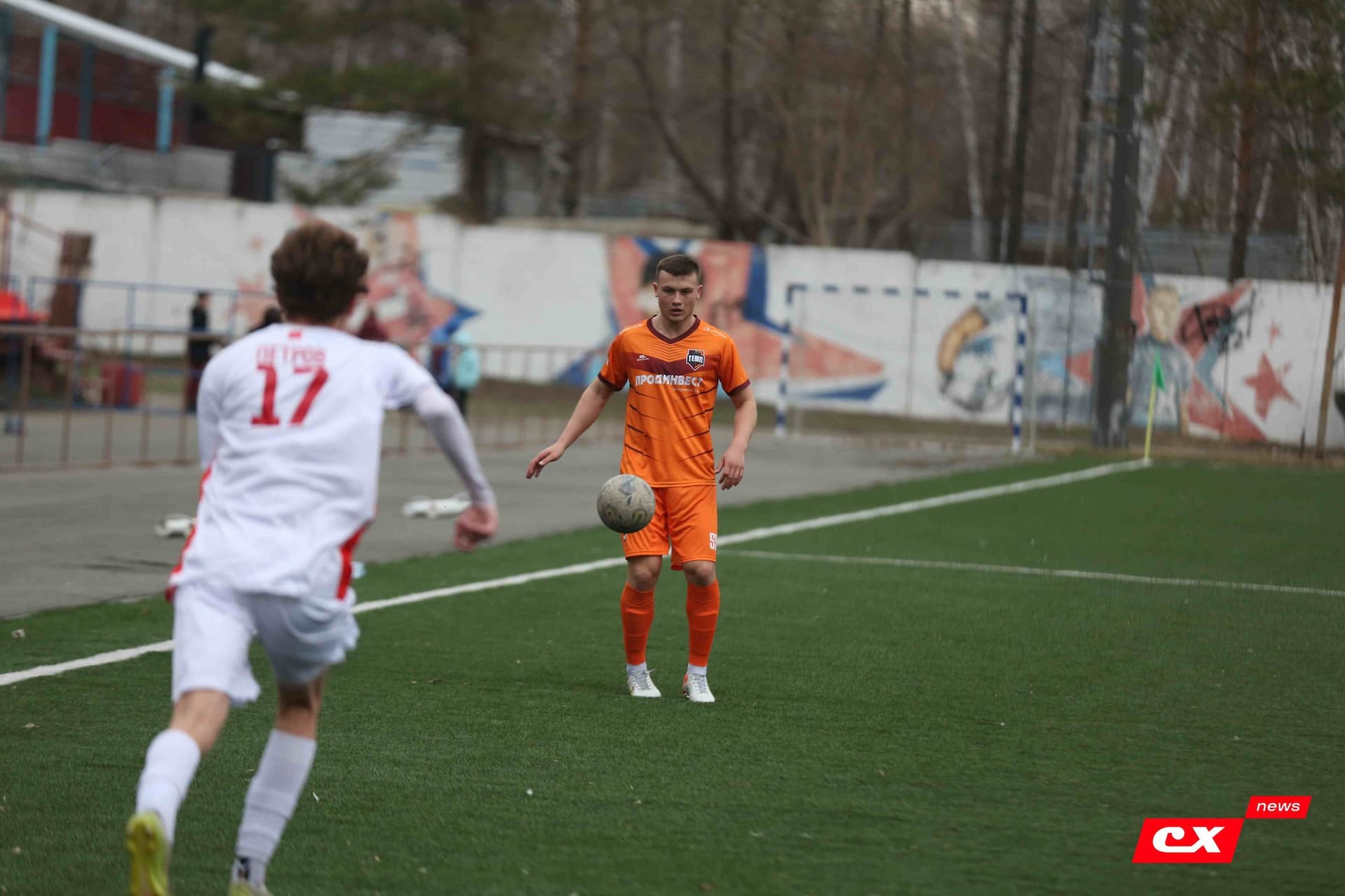 «Темп» 9:1 «Алтай». Турнир памяти В. Фомичёва. 1-й тур. 08.04.25. «CX News», В. Мартынов; «Алтайский спорт», А. Чёрный — кадр 130