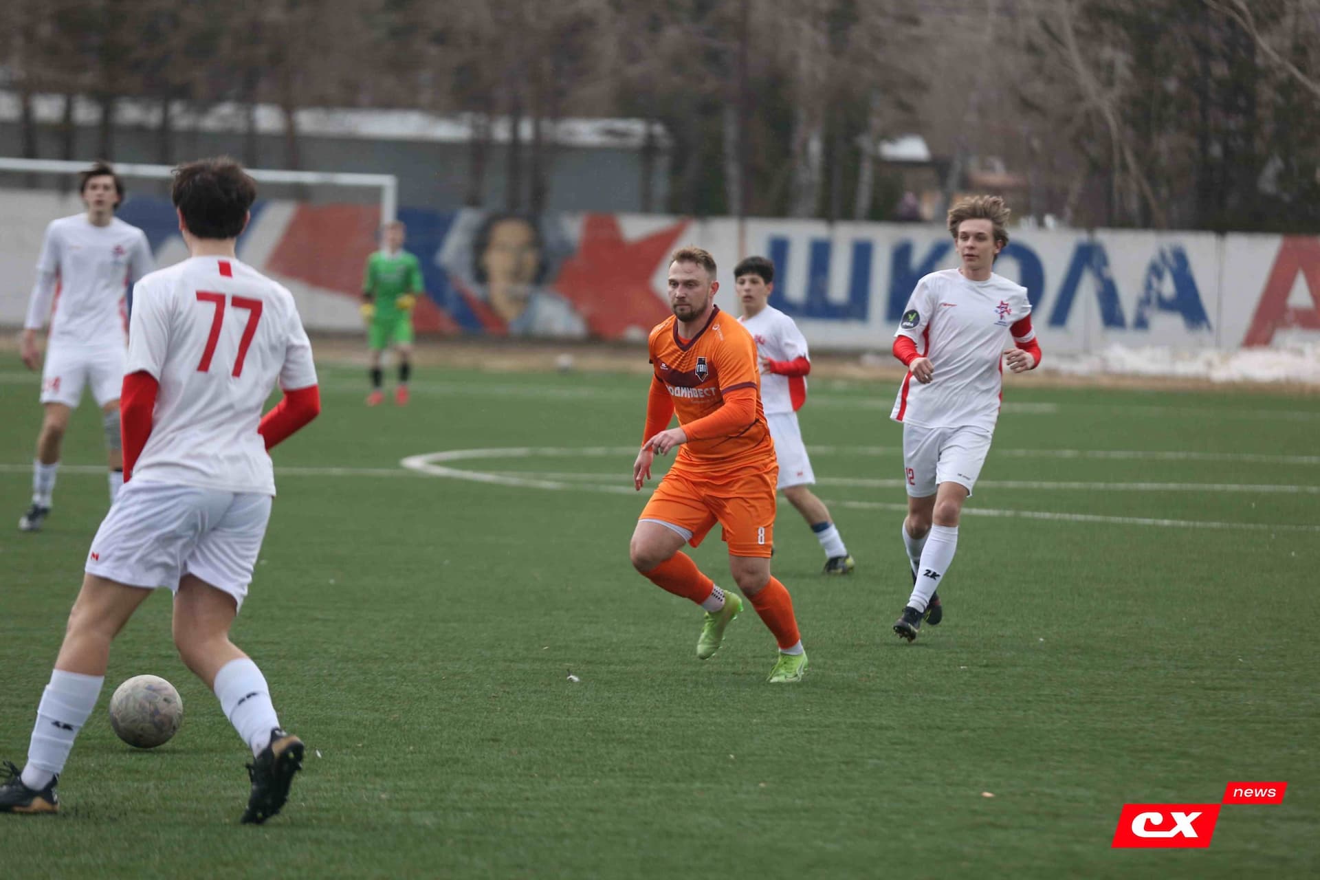 «Темп» 9:1 «Алтай». Турнир памяти В. Фомичёва. 1-й тур. 08.04.25. «CX News», В. Мартынов; «Алтайский спорт», А. Чёрный — кадр 91