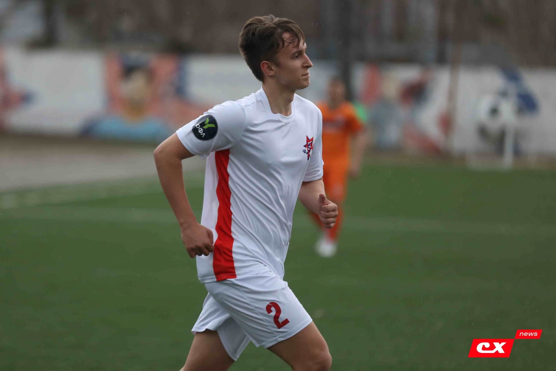 «Темп» 9:1 «Алтай». Турнир памяти В. Фомичёва. 1-й тур. 08.04.25. «CX News», В. Мартынов; «Алтайский спорт», А. Чёрный — кадр 97