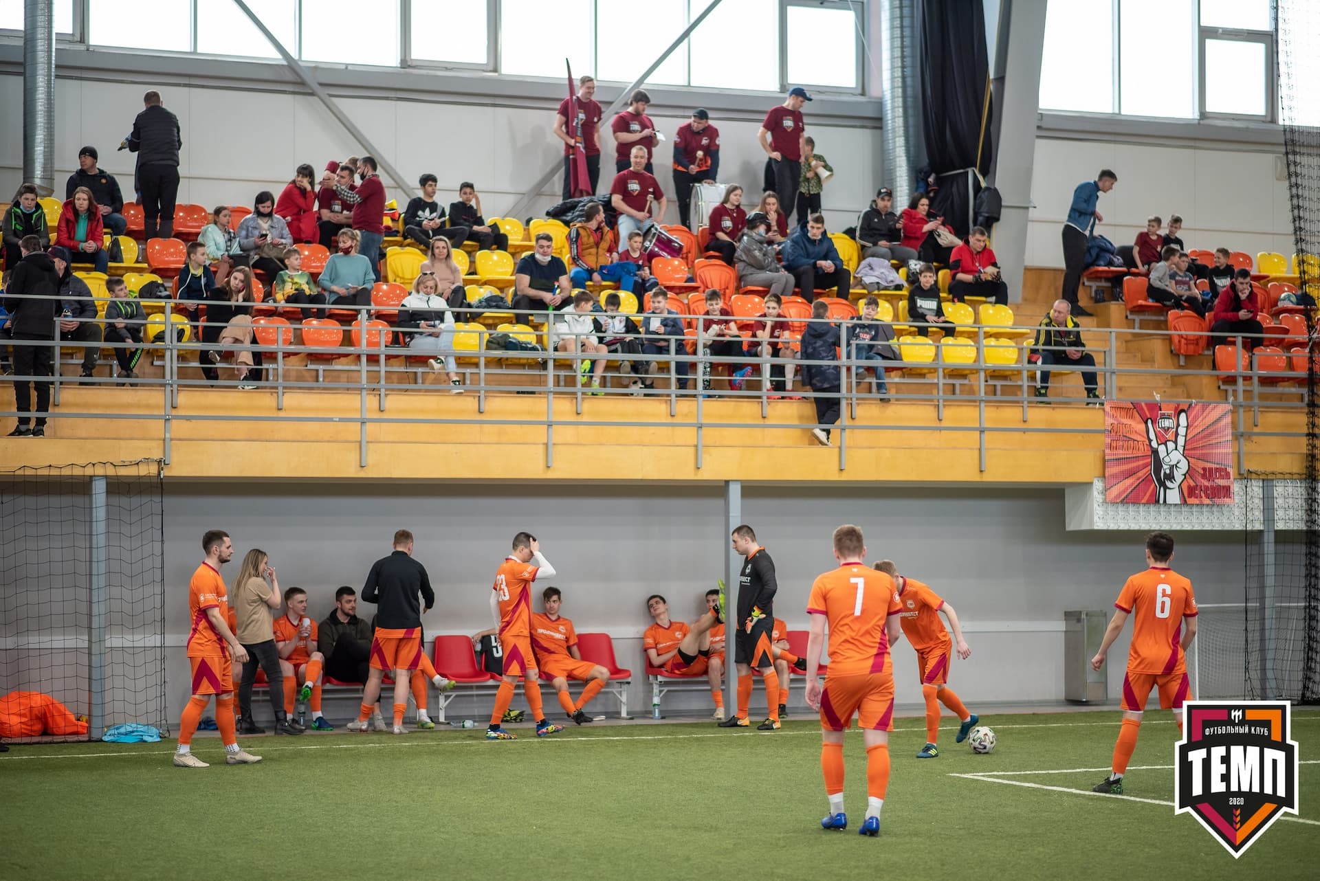 Турнир памяти В. Фомичёва. «Темп» 5:0 «Строитель» (Бийск). 10 апреля — кадр 44