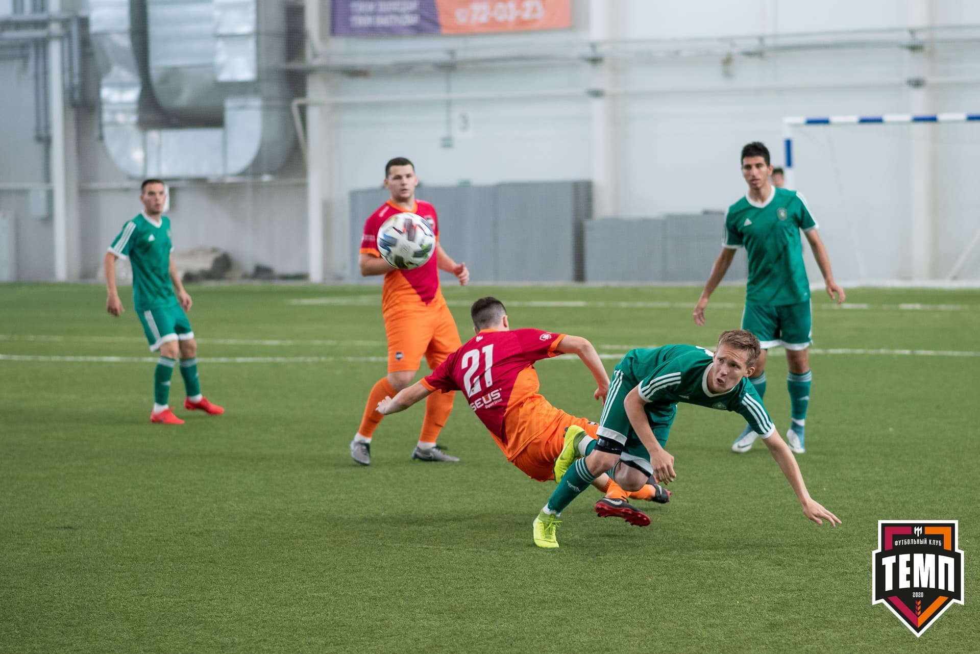 «Темп» 6:1 «Томь-М». III дивизион. Финальный этап. 25.07.2021 — кадр 40