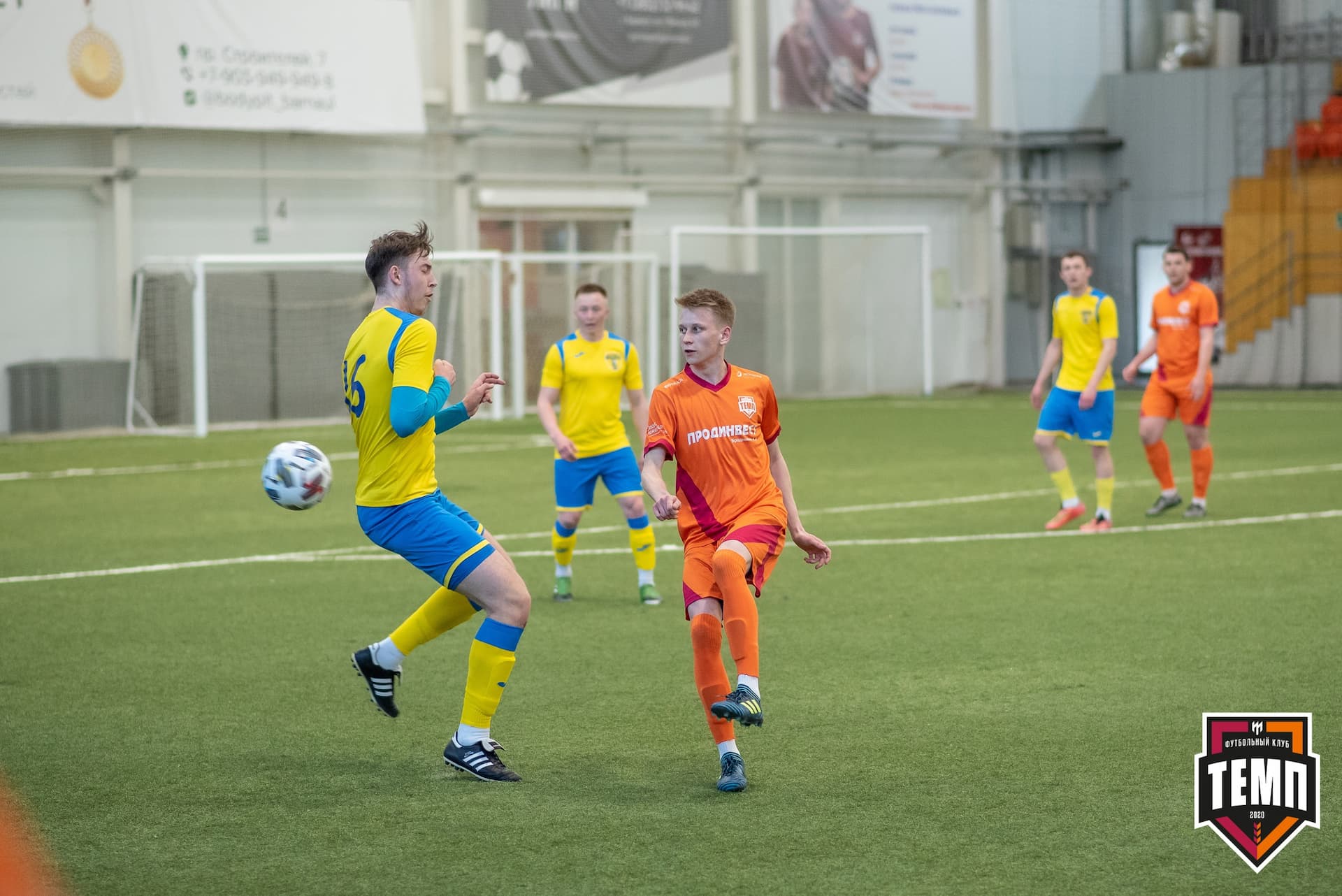 Турнир памяти В. Фомичёва. «Темп» 5:0 «Строитель» (Бийск). 10 апреля — кадр 72