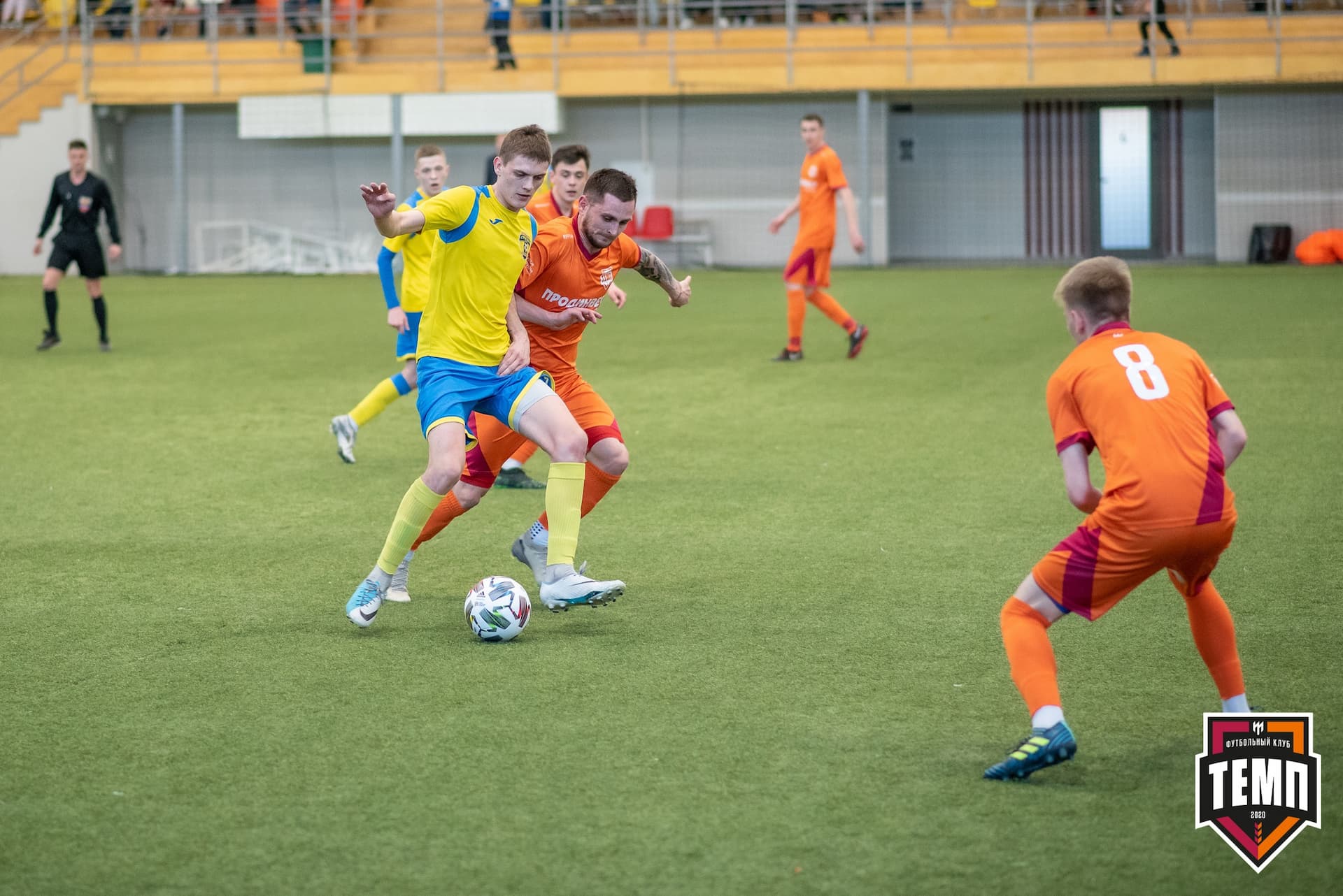 Турнир памяти В. Фомичёва. «Темп» 5:0 «Строитель» (Бийск). 10 апреля — кадр 81