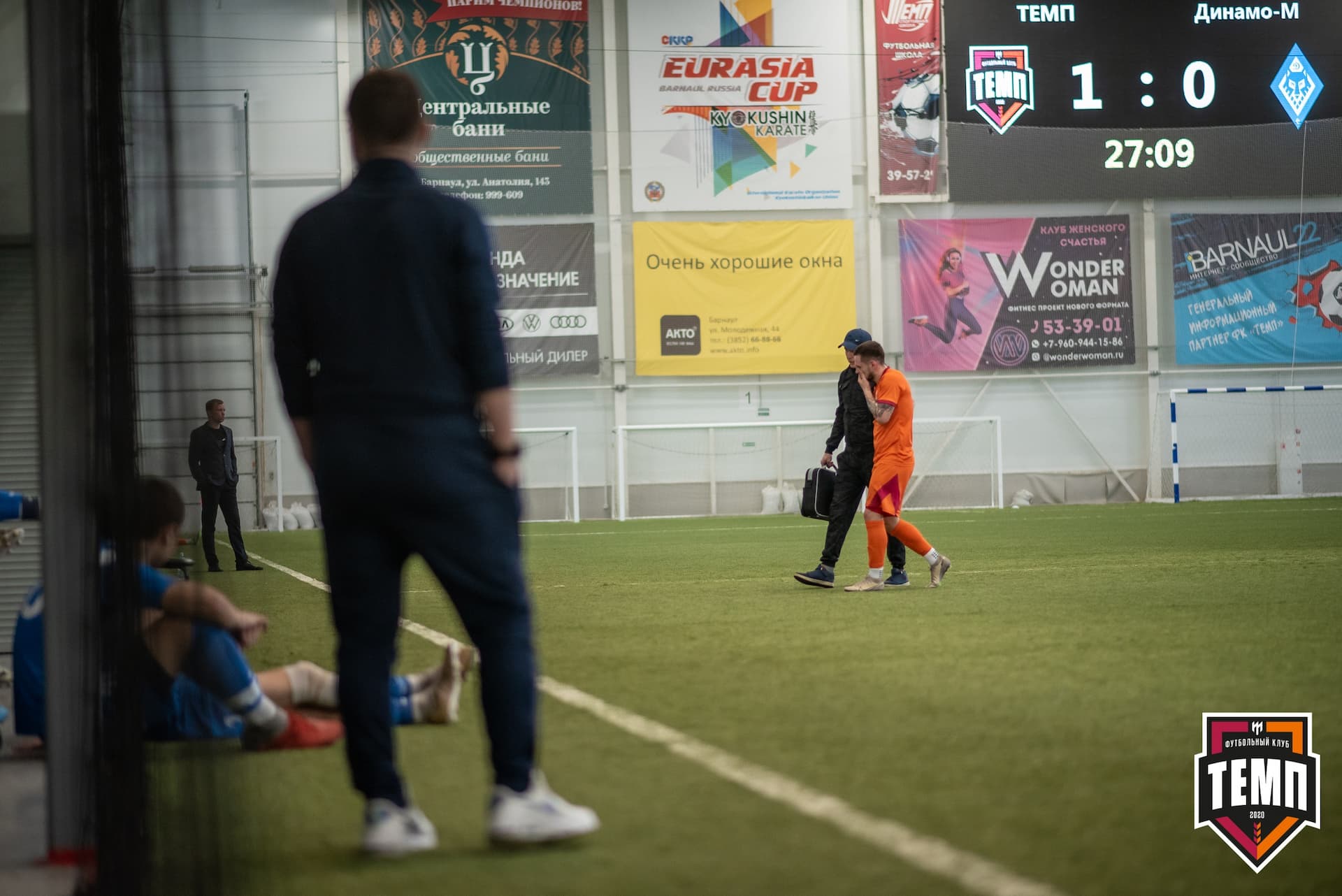 Турнир памяти В. Фомичёва. «Темп» 3:1 «Динамо-Барнаул-М». 11 апреля — кадр 96