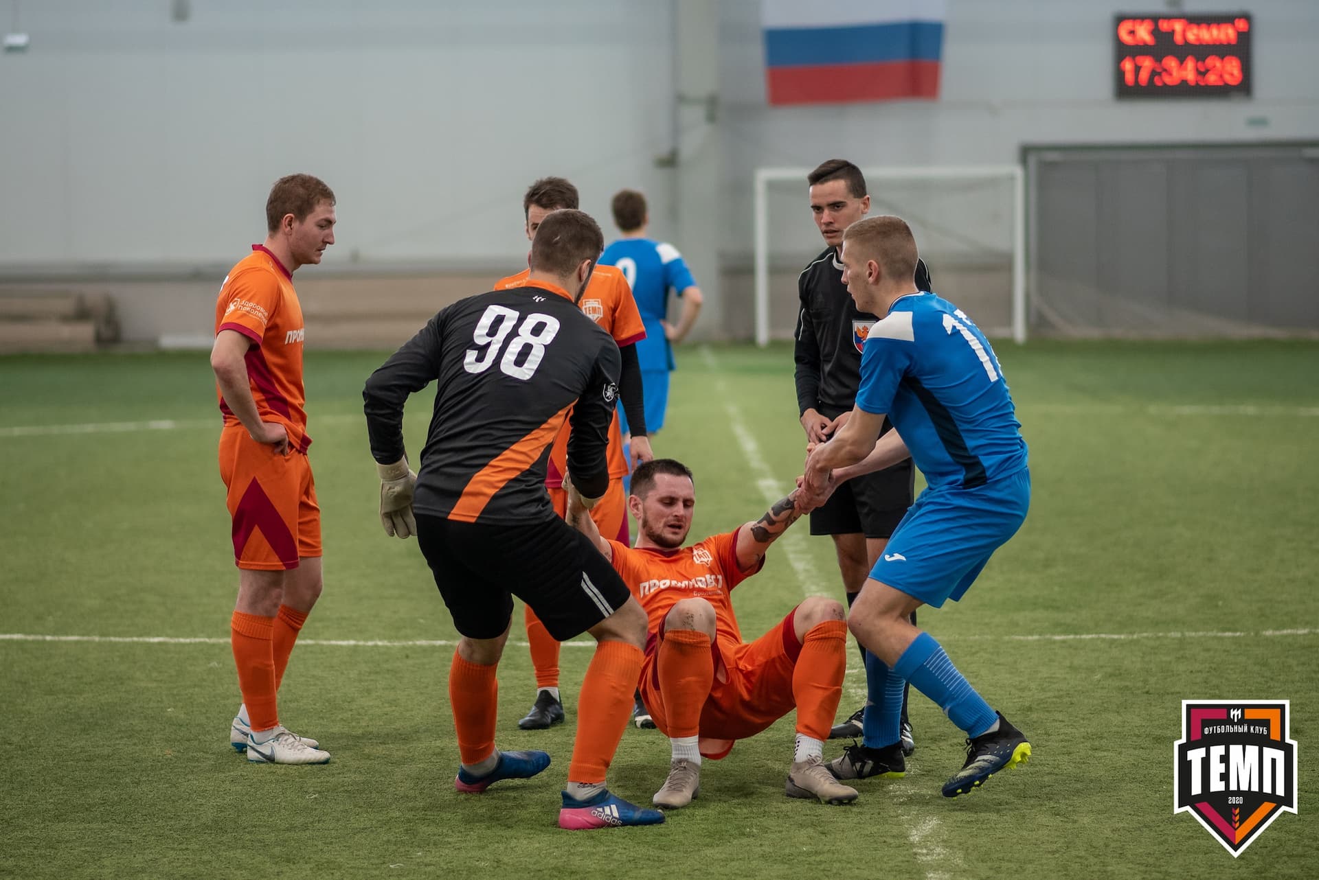 Турнир памяти В. Фомичёва. «Темп» 3:1 «Динамо-Барнаул-М». 11 апреля — кадр 103