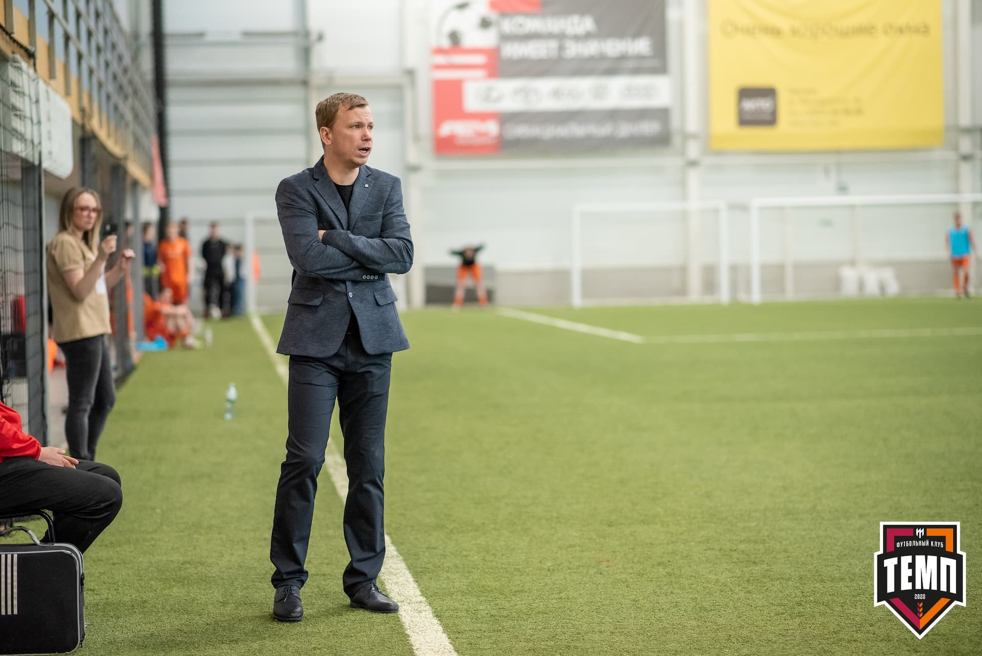 Турнир памяти В. Фомичёва. «Темп» 5:0 «Строитель» (Бийск). 10 апреля — кадр 140