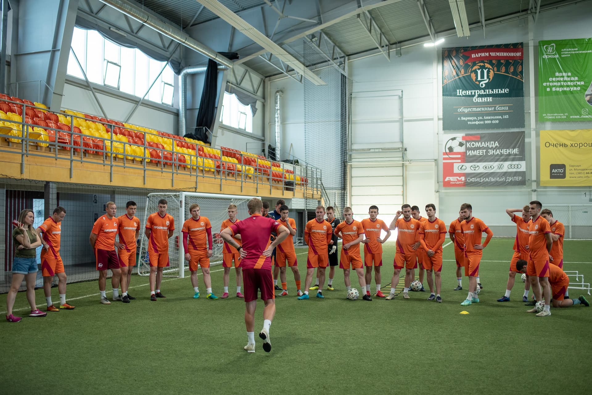 Тренировка ФК «Темп». — кадр 30