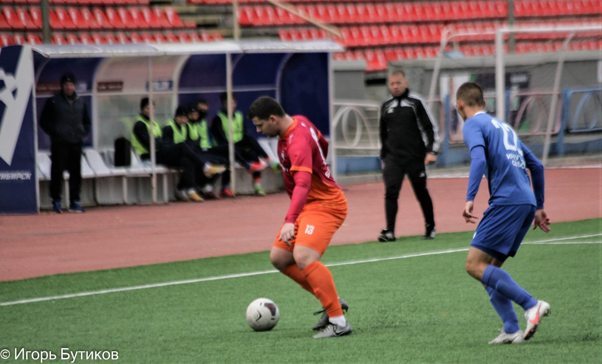 «Байкал» 1:2 «Темп». Кубок Сибири. Финал. 10.10.2021. Бутиков И. — кадр 18