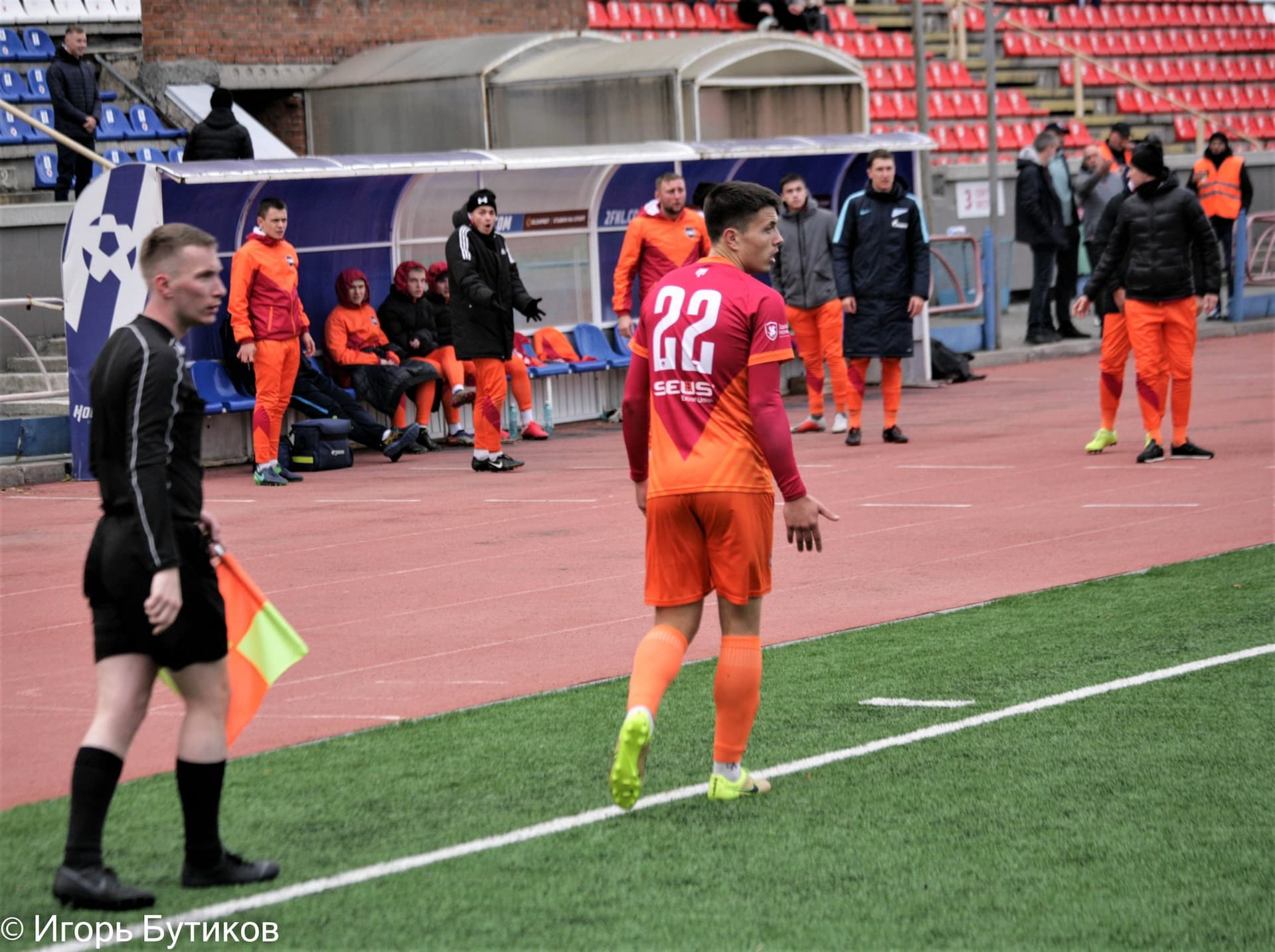 «Байкал» 1:2 «Темп». Кубок Сибири. Финал. 10.10.2021. Бутиков И. — кадр 45