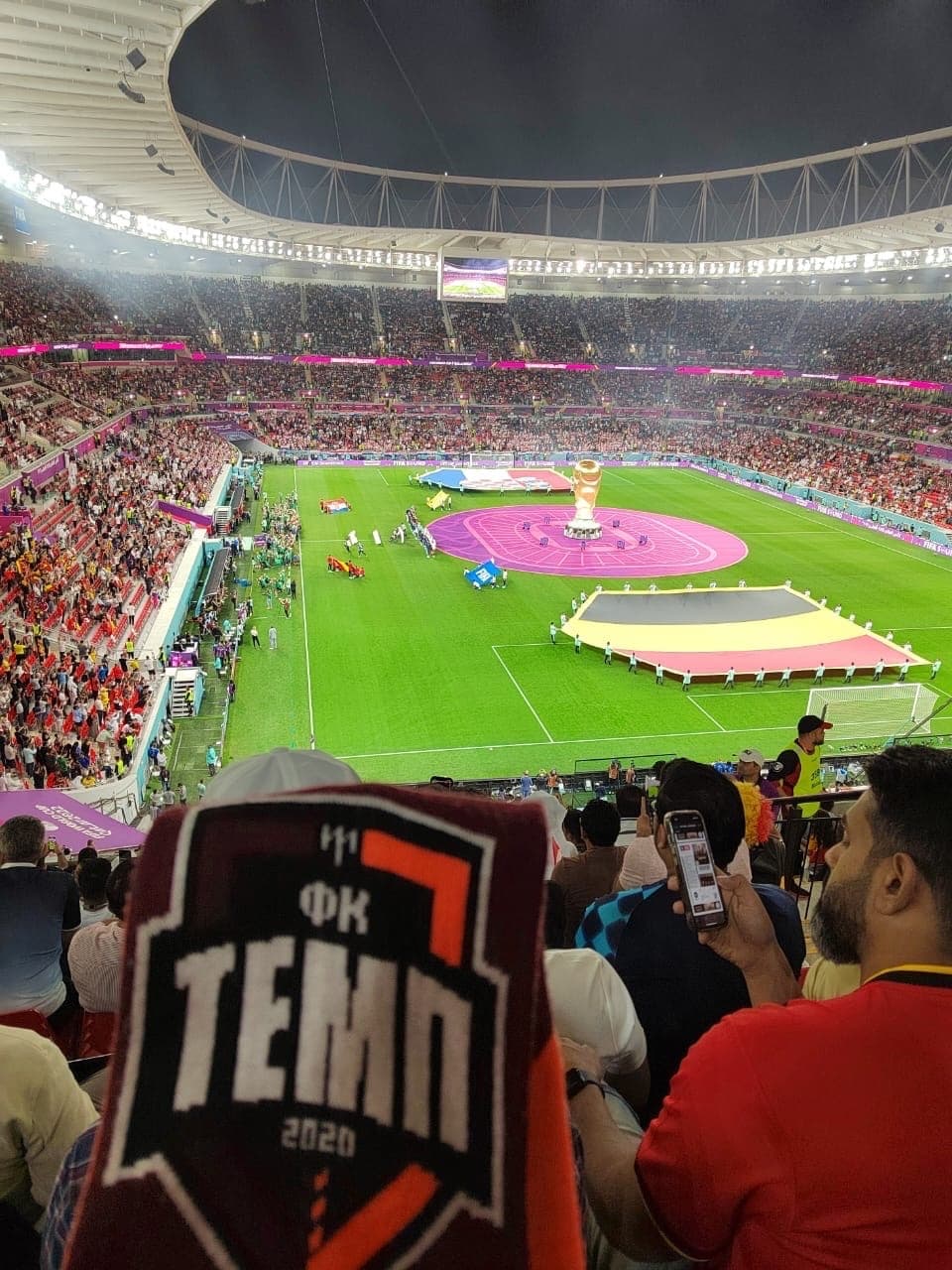 Шарф «Темпа» побывал на чемпионате мира в Катаре!