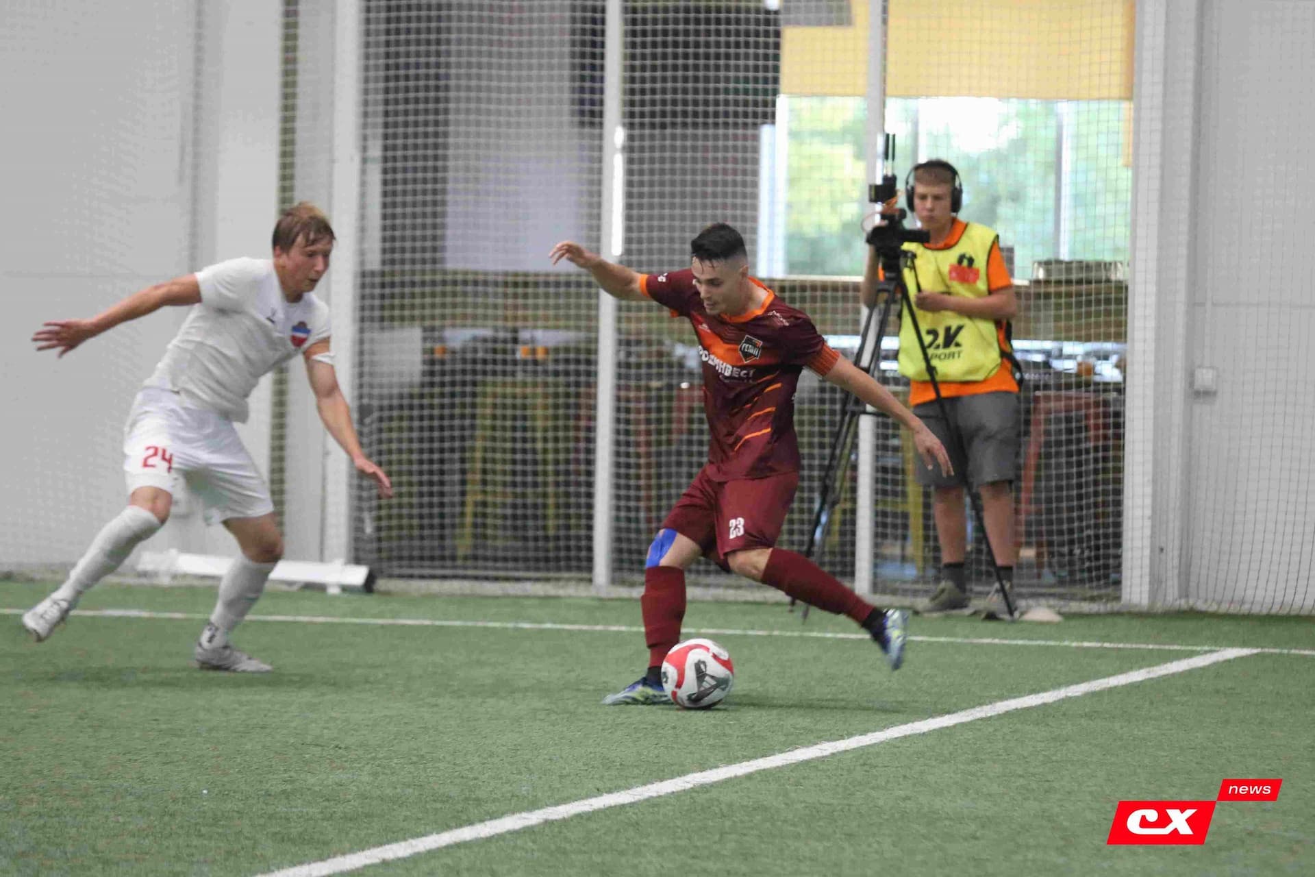 «Темп» 6:0 «Енисей-М». Третья лига. 15.08.2025. Владимир Мартынов («CX News») — кадр 193