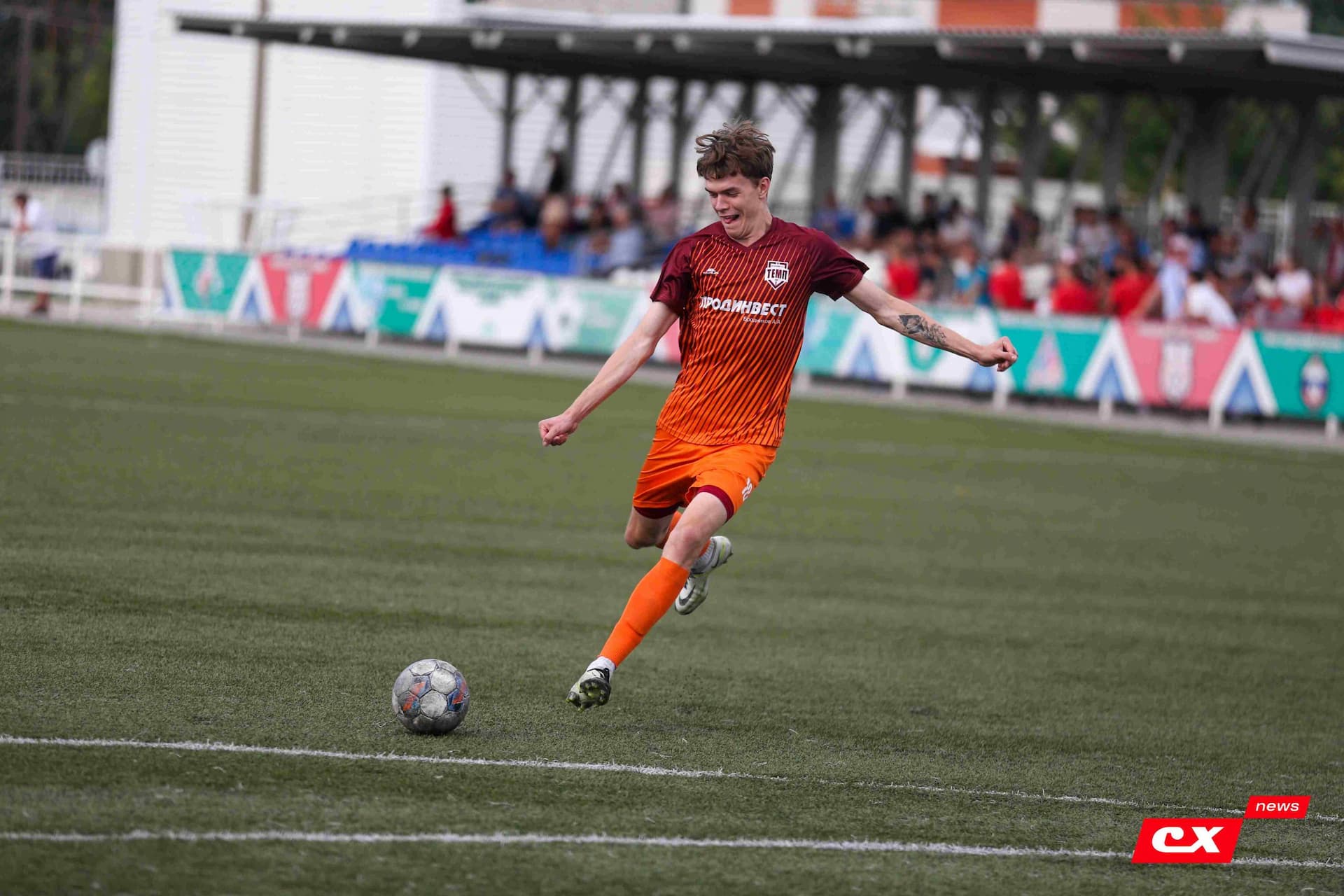 «Полимер» 2:0 «Темп». III дивизион. 06.08.2023. CX News — кадр 8