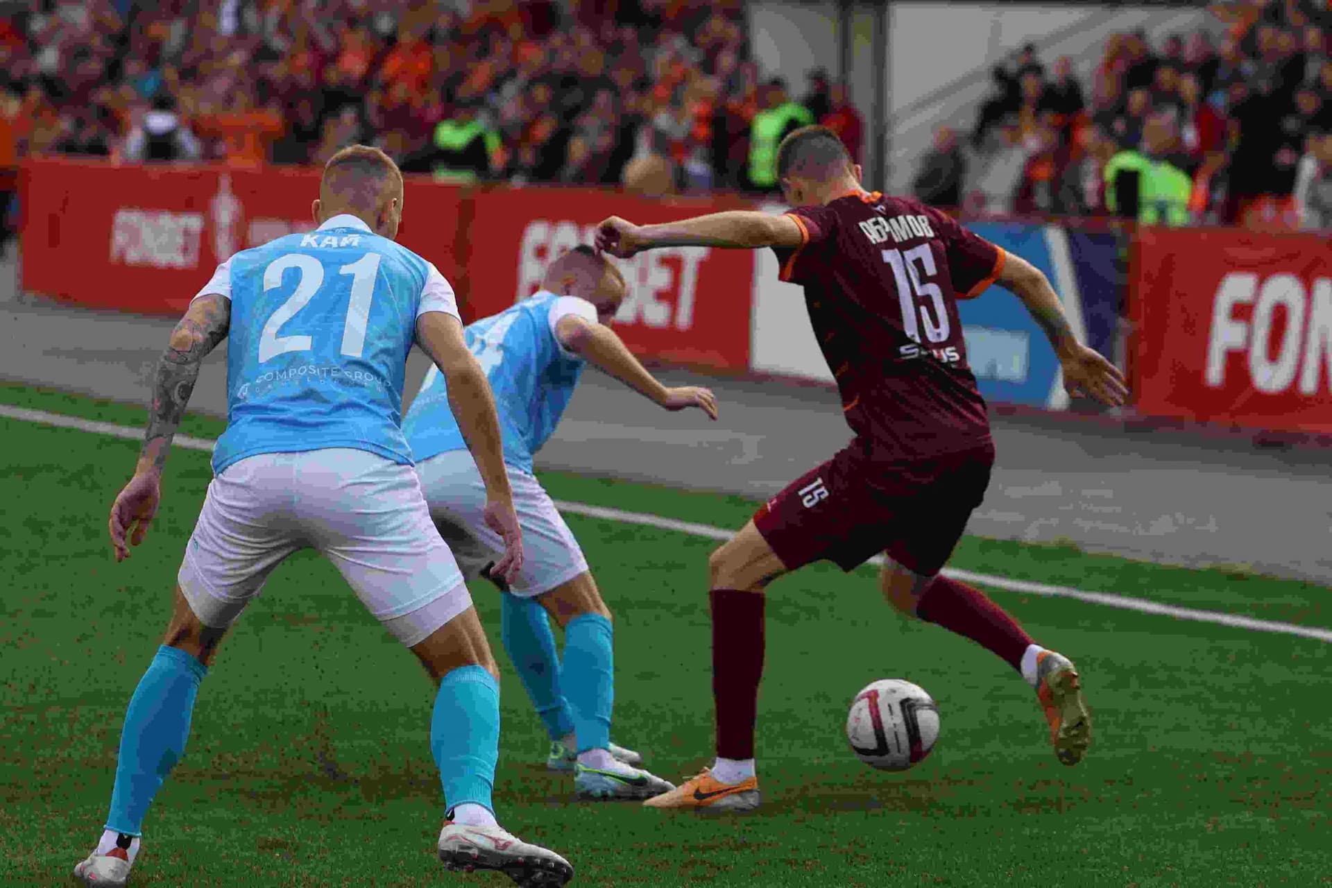 «Темп» 0:1 «Знамя Труда». FONBET Кубок России. 10.09.2025. СМИ: Владимир Мартынов («CX News»), Александр Чёрный («Алтайский спорт»), Виталий Барабаш (Сетевое издание "Толк"), Андрей Каспришин («Алтайская правда») — кадр 446