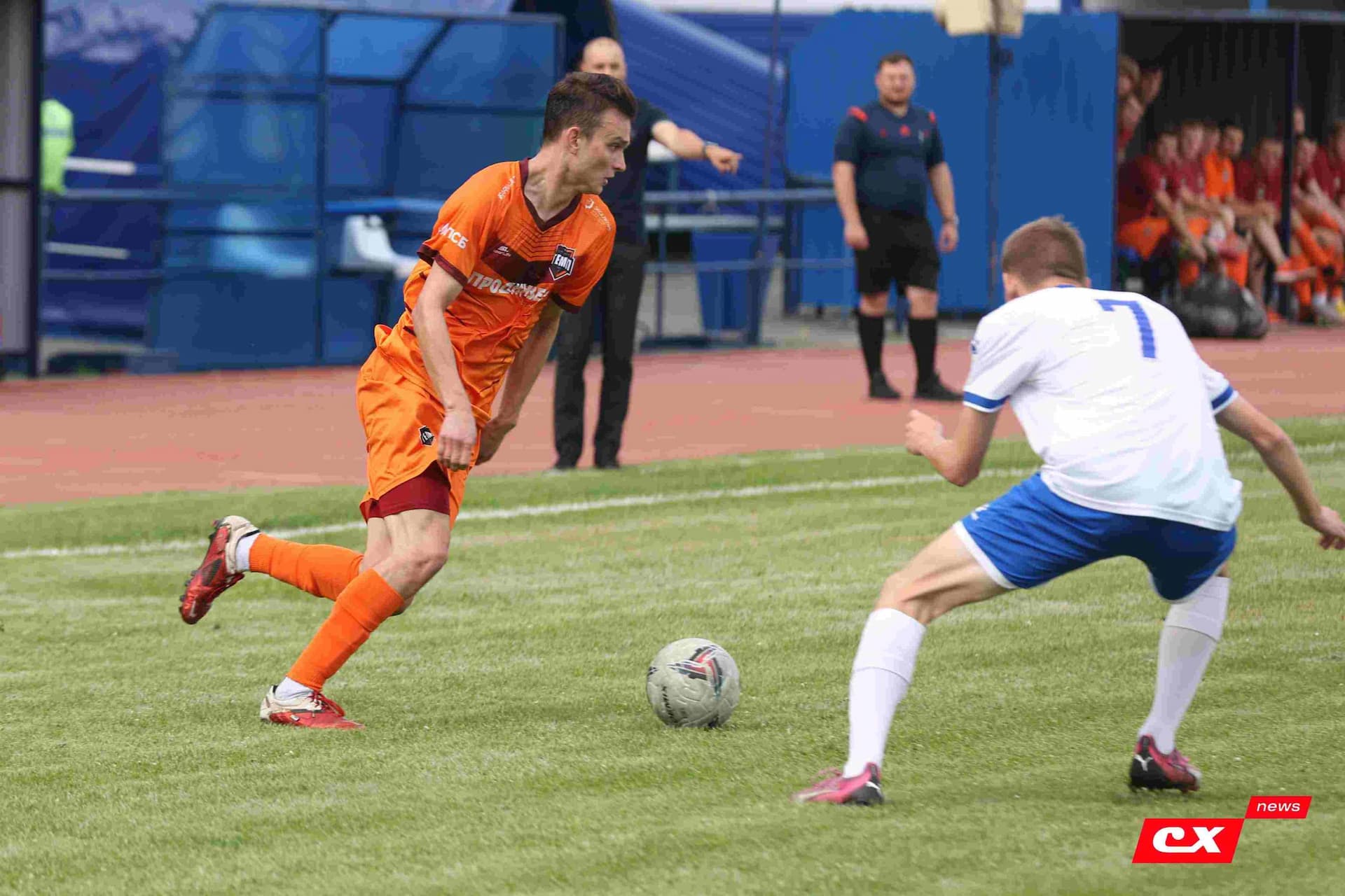 «Динамо-Барнаул-М» 1:3 «Темп». Кубок Сибири. 27.06.2025. Владимир Мартынов («CX News») — кадр 200