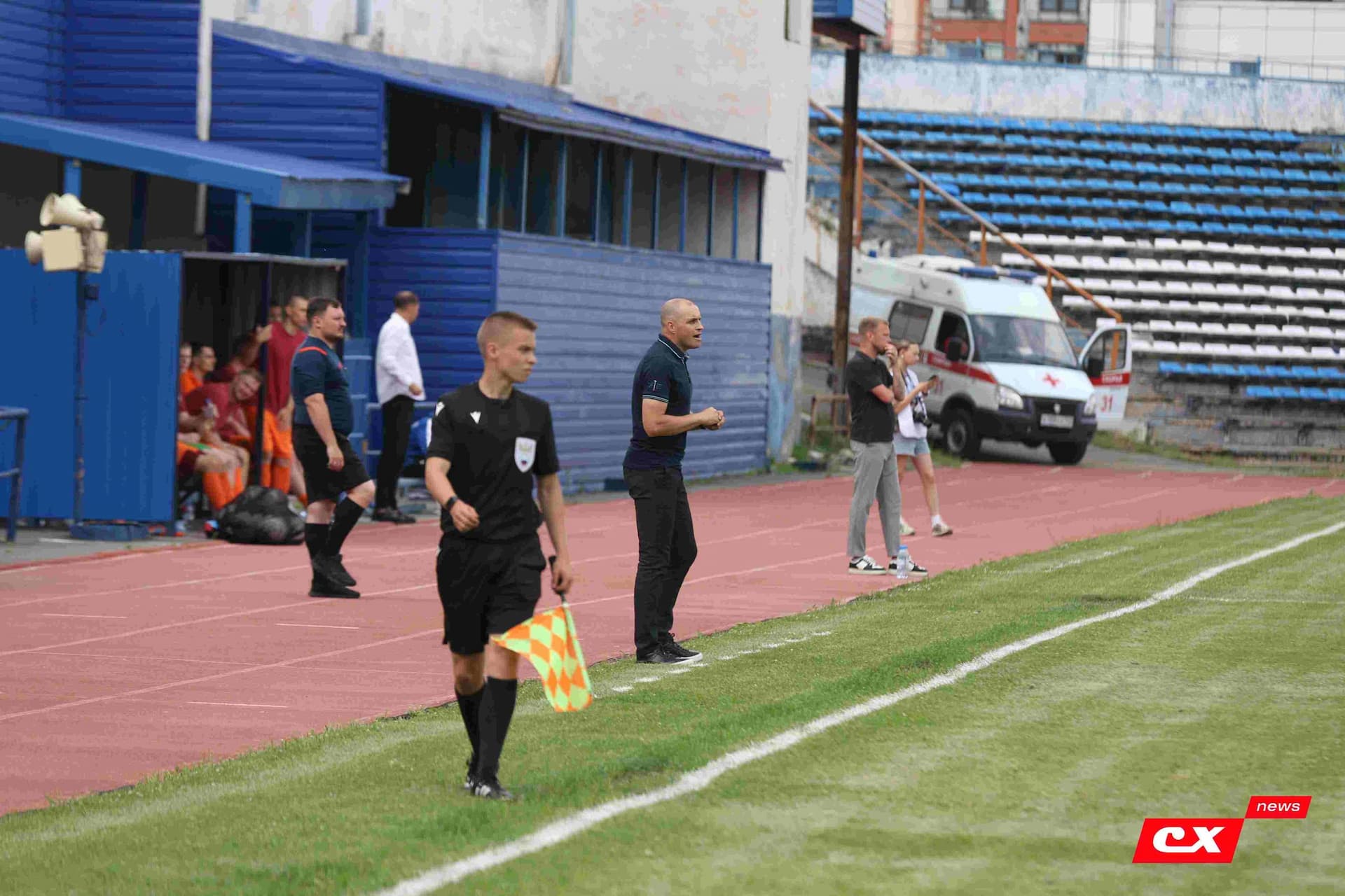 «Динамо-Барнаул-М» 1:3 «Темп». Кубок Сибири. 27.06.2025. Владимир Мартынов («CX News») — кадр 237