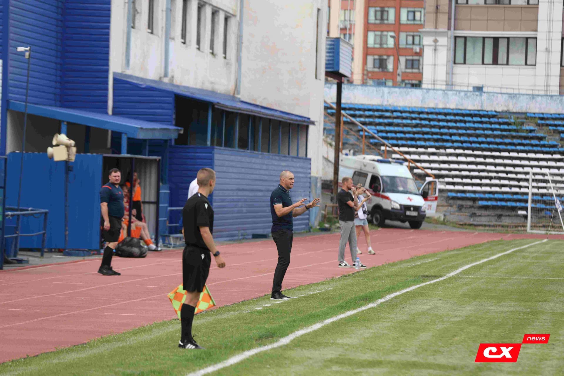 «Динамо-Барнаул-М» 1:3 «Темп». Кубок Сибири. 27.06.2025. Владимир Мартынов («CX News») — кадр 238