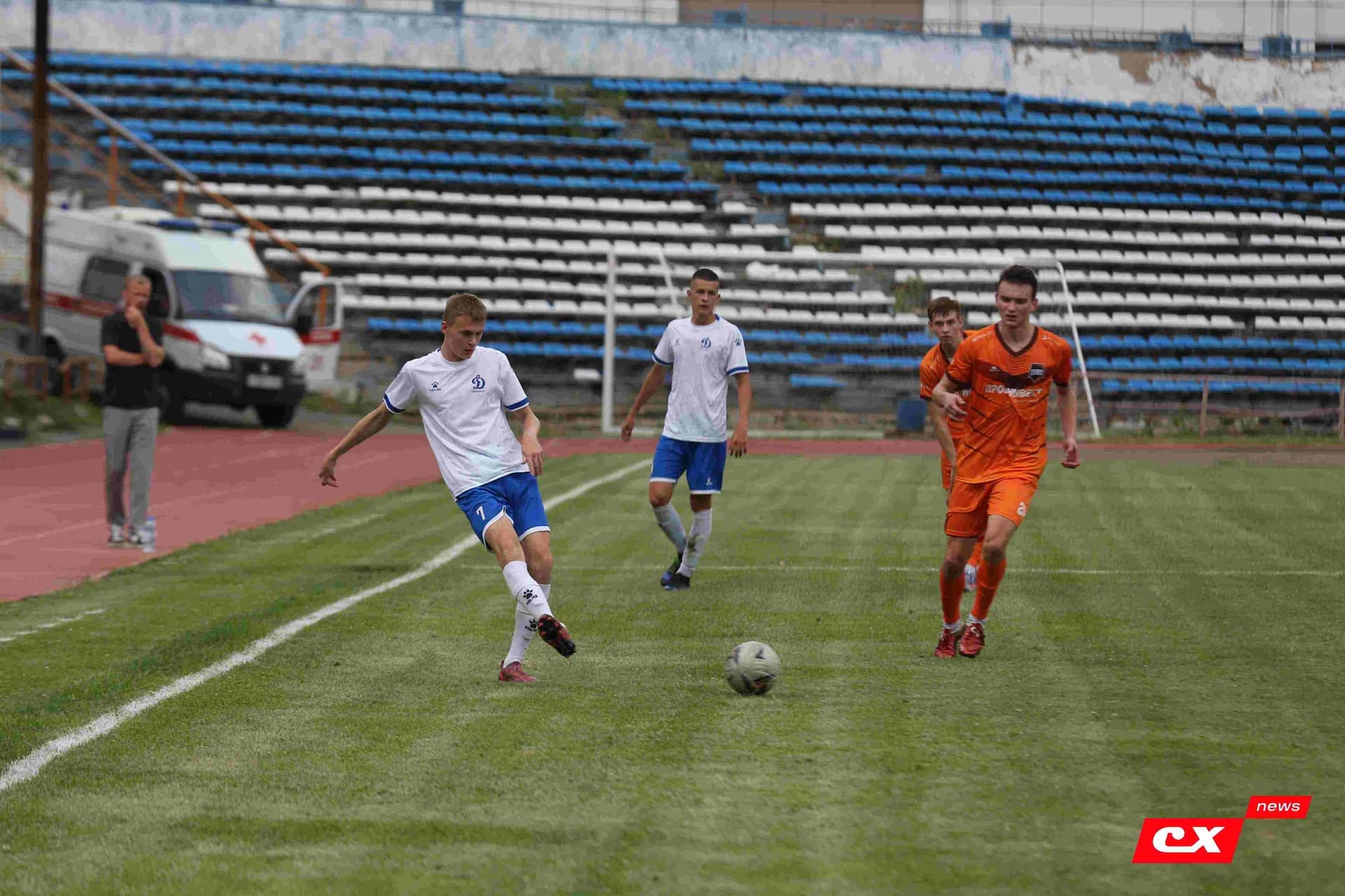 «Динамо-Барнаул-М» 1:3 «Темп». Кубок Сибири. 27.06.2025. Владимир Мартынов («CX News») — кадр 258