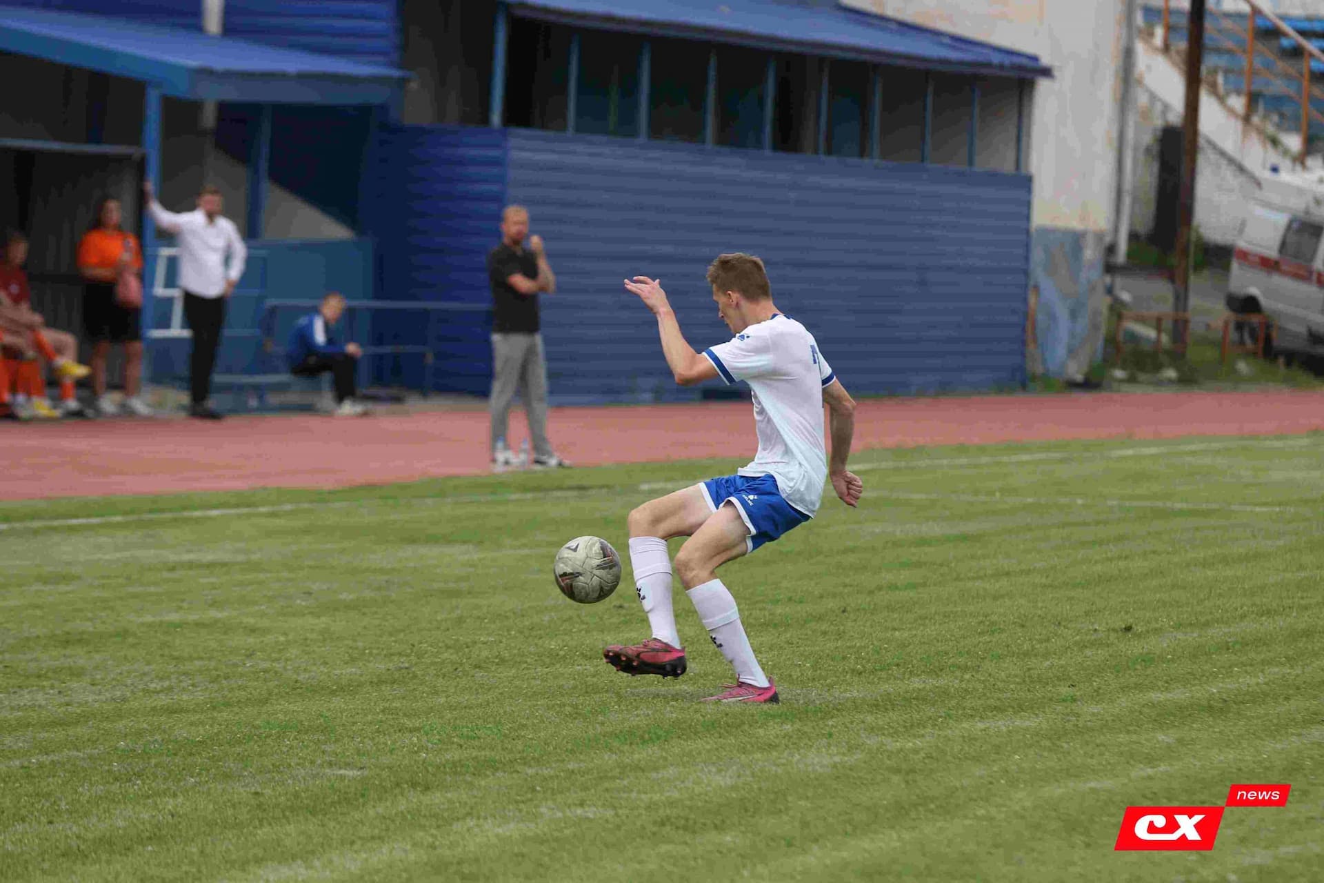 «Динамо-Барнаул-М» 1:3 «Темп». Кубок Сибири. 27.06.2025. Владимир Мартынов («CX News») — кадр 310