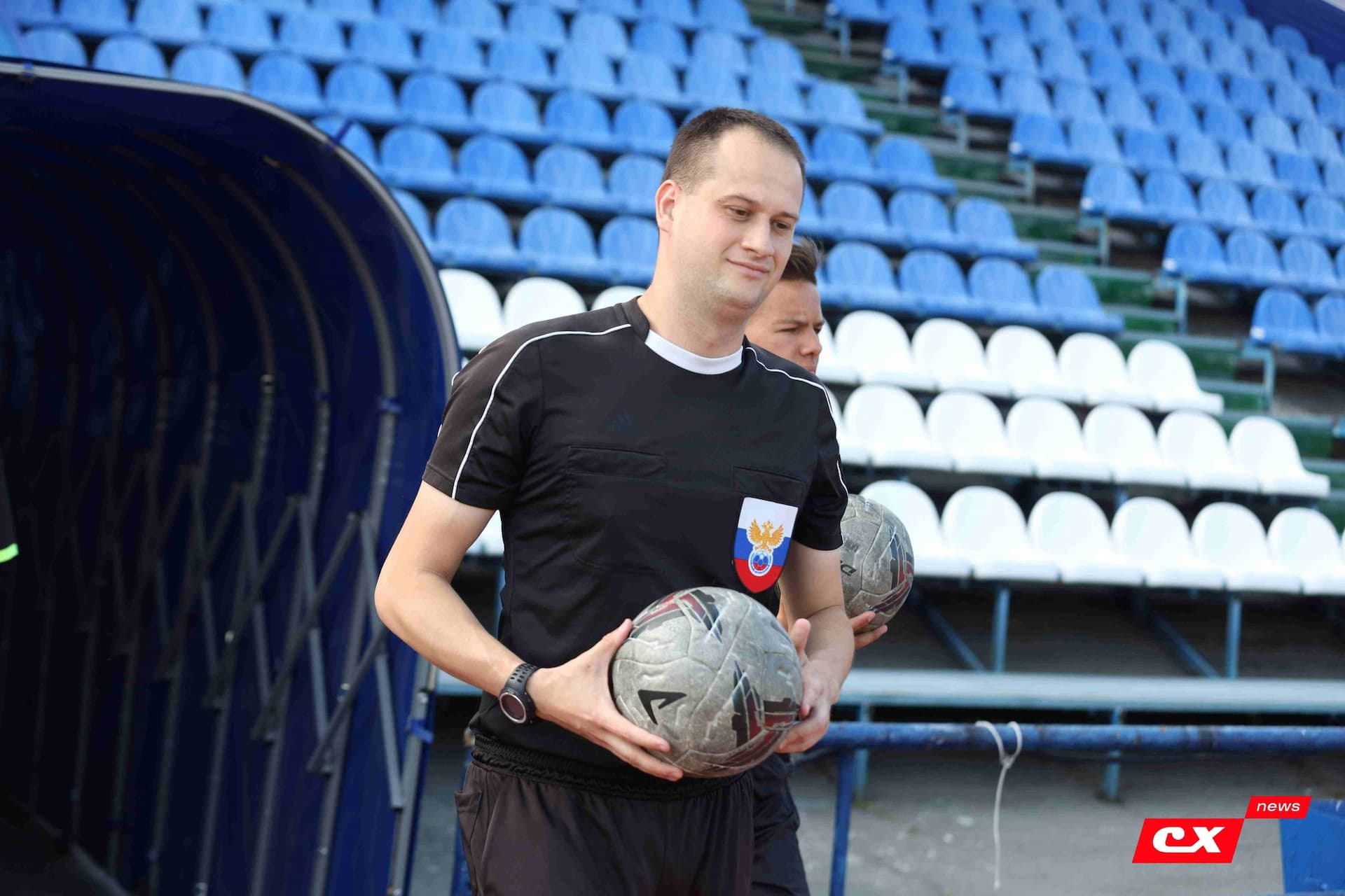 «Динамо-Барнаул-М» 1:2 «Темп». Третья лига. 12.07.2025. Владимир Мартынов («CX News») — кадр 98