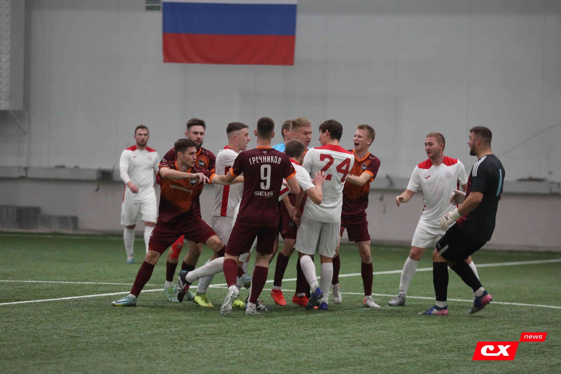 «Темп» 1:2 «Полимер». Кубок Алтайского края. 29.09.2023. CX News — кадр 88