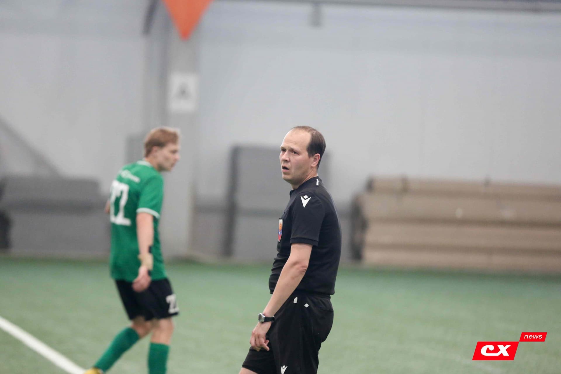 «Темп» 1:0 «Новокузнецк». Третья лига. 02.05.2025. Владимир Мартынов («CX News») — кадр 140