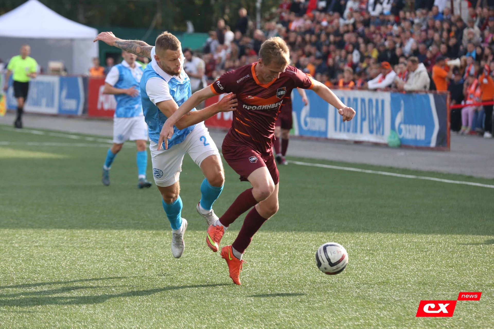 «Темп» 0:1 «Знамя Труда». FONBET Кубок России. 10.09.2025. СМИ: Владимир Мартынов («CX News»), Александр Чёрный («Алтайский спорт»), Виталий Барабаш (Сетевое издание "Толк"), Андрей Каспришин («Алтайская правда») — кадр 279