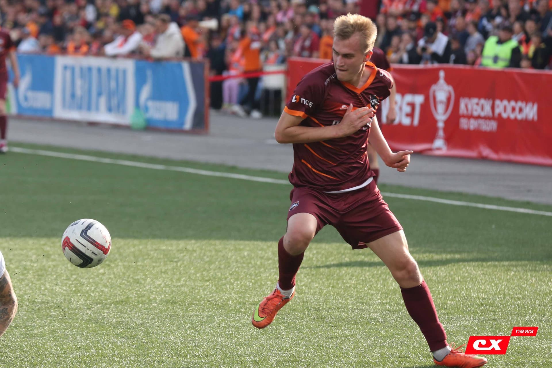 «Темп» 0:1 «Знамя Труда». FONBET Кубок России. 10.09.2025. СМИ: Владимир Мартынов («CX News»), Александр Чёрный («Алтайский спорт»), Виталий Барабаш (Сетевое издание "Толк"), Андрей Каспришин («Алтайская правда») — кадр 280