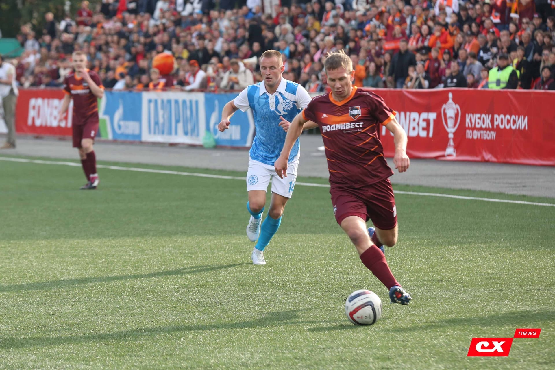 «Темп» 0:1 «Знамя Труда». FONBET Кубок России. 10.09.2025. СМИ: Владимир Мартынов («CX News»), Александр Чёрный («Алтайский спорт»), Виталий Барабаш (Сетевое издание "Толк"), Андрей Каспришин («Алтайская правда») — кадр 287