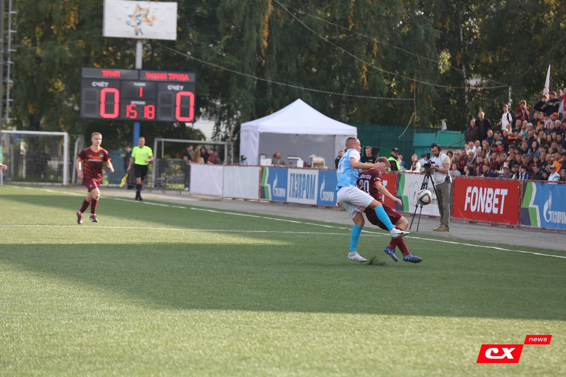«Темп» 0:1 «Знамя Труда». FONBET Кубок России. 10.09.2025. СМИ: Владимир Мартынов («CX News»), Александр Чёрный («Алтайский спорт»), Виталий Барабаш (Сетевое издание "Толк"), Андрей Каспришин («Алтайская правда») — кадр 293