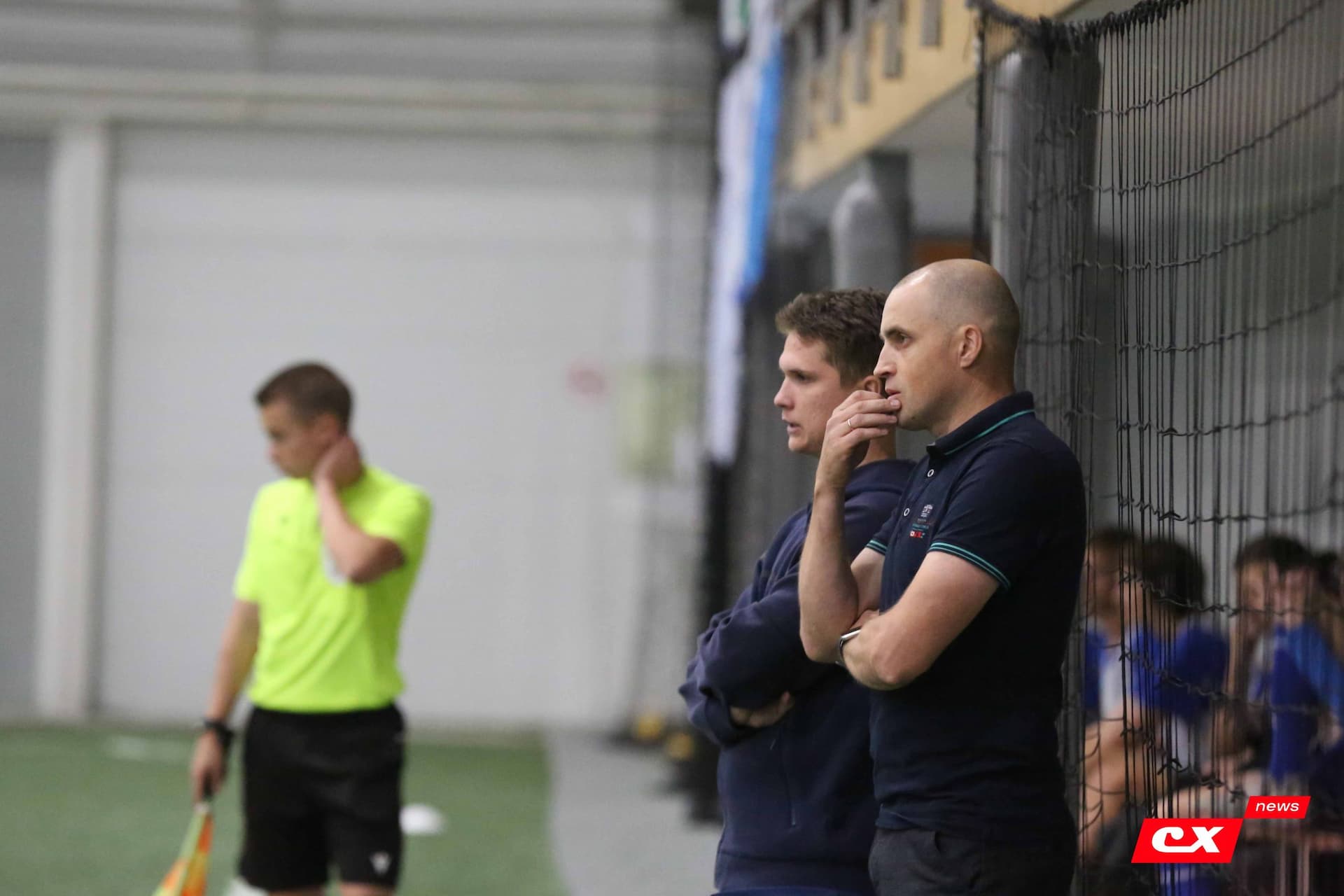 «Темп» 1:0 «Динамо-Барнаул-М». Третья лига. 05.10.2025. Александр Чёрный («Алтайский спорт»), Владимир Мартынов («CX News») — кадр 331